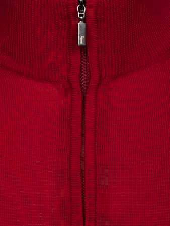 Джемпер, стойка, молния, дл/рукав (029, Бордовый, 48 - S)