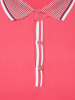 Поло на пуговицах, однотон, КР, A.Ferrante (A32614/11.377.37) (024, Розовый, 54 - XL  рукав 23 см)