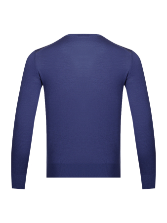 Джемпер, круглый ворот, SF, дл/ рукав 64 см (168, Темно-синий, 58 - 3XL)