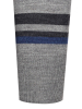Джемпер, стойка, молния, в полоску_ (483, Серый, 58 - 3XL     )