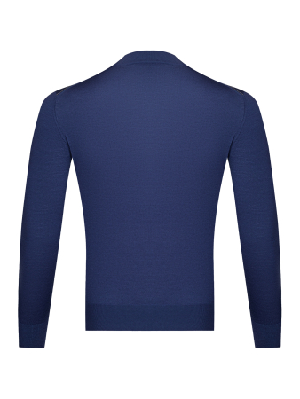 Джемпер , ворот стойка, дл/рукав (168, Темно-синий, 60 - 4XL)