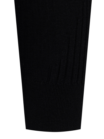 Поло, на пуговицах,  длин.рук. (00005, Черный, 58 - 3XL     )