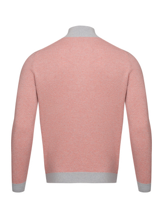 Джемпер, стойка ворот, на молнии, длин. рукав (17, Красный, 60 - 4XL)