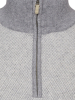 Джемпер, стойка ворот, на молнии, длин. рукав (10, Серый, 58 - 3XL     )