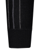 Джемпер, стойка, на молнии, длин. рук., в полоску (00205, Черный, 62 - 5XL)