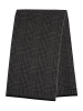Шарф, Lanvin ,крупная клетка (1, Черный, 175 х 49 см)