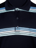 Поло в полоску, КР (FixSALE) (Арт. 30881021/18.377.37) (250, Синий, 52 - L  рукав 25 см)