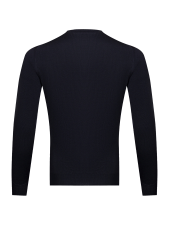 Джемпер, круглый ворот, дл/рукав (008, Темно-синий, 60 - 4XL)