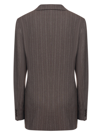 Жакет, Pierre Cardin (полоска) (400, Коричневый, 46)