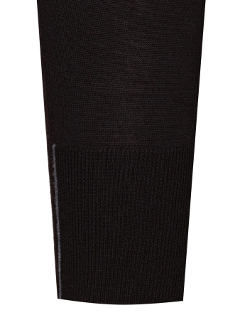 Джемпер , ворот стойка, дл/рукав (163, Темно-коричн., 58 - 3XL)