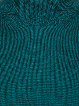Джемпер, стойка, однотон., дл/рукав (230, Зеленый, 60 - 4XL)