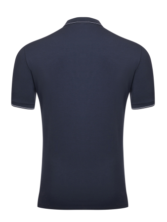 Поло, короткий рукав, однотонное (99045, Темно-синий, 56 - XXL  рукав 23 см)