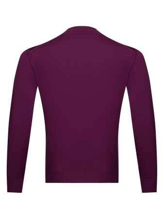 Джемпер, стойка, однотон., дл/рукав (180, Фиолетовый, 58 - 3XL)