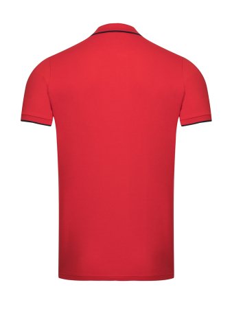 Поло ,короткий рукав, однотонное (99008, Красный, 56 - XXL  рукав 22 см)