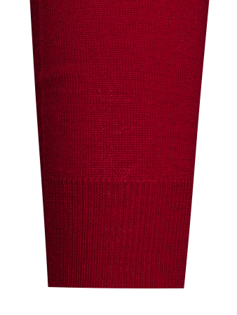 Джемпер, стойка, однотон., дл/рукав (029, Бордовый, 50 - M)