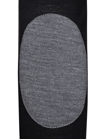 Джемпер- кардиган , ворот стойка, на молнии, дл/рук. (428, Черный, 46 - XS)