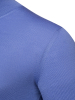 Джемпер, стойка, однотон., дл/рукав (044, Синий, 56 - XXL)