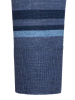 Джемпер, стойка, молния, в полоску_ (486, Синий, 48 - S )