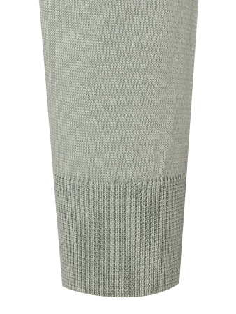 Джемпер, круглый ворот,  длинный рукав, квадрат (05190, Зеленый, 64-6XL   )