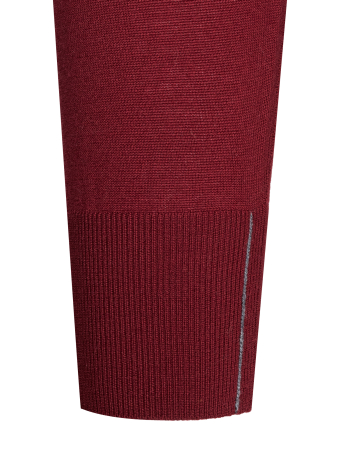 Джемпер, круглый ворот, SF, дл/ рукав 64 см (169, Вишня, 58 - 3XL)