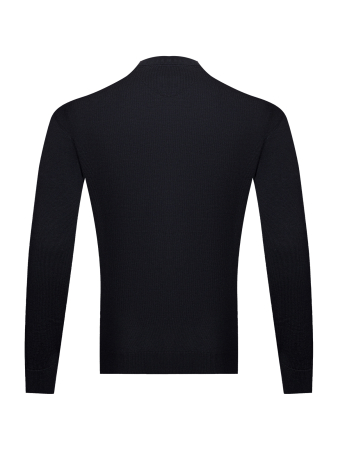 Джемпер, круглый ворот,  длин.рукав (5424, Синий, 60 - 4XL)