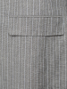 Костюм, Ravazzolo, классический, полоска, 3 пугов., 2шл (43207, Серый, 50, R)