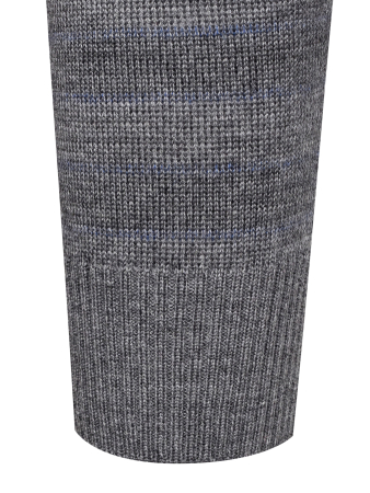 Джемпер, круглый ворот, в полоску (363, Темно-серый, 56 - XXL)