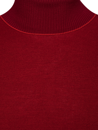 Водолазка, однотон., дл/рукав (233, Красный, 56 - XXL)