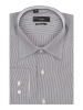 Сорочка, Verita, ДР, в полоску, Classic Fit (017, Черный, 41/42)