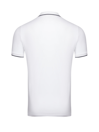 Поло, КР, однотон, Piacenza (28072/6375K451/377.70) (99000, Белый, 56 - XXL     рукав 22 см)