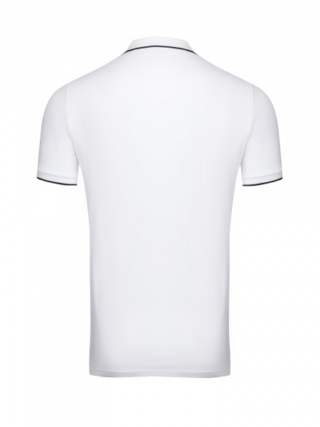 Поло, КР, однотон, Piacenza (28072/6375K451/377.70) (99000, Белый, 56 - XXL     рукав 22 см)