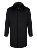Пальто Gallotti, короткое, кашемир, нутрия (999, Черный, 58 - 3XL     )