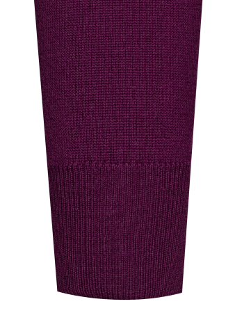 Джемпер, стойка, однотон., дл/рукав (180, Фиолетовый, 58 - 3XL)