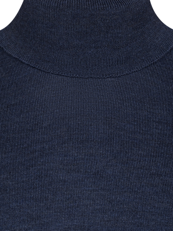 Водолазка, однотон. дл/рукав (080, Темно-джинс., 58 - 3XL     )