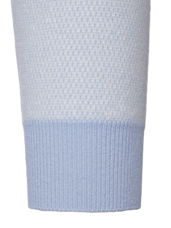 Джемпер, стойка ворот, на молнии, длин. рукав (12, Голубой, 60 - 4XL)