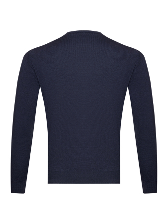 Джемпер, круглый ворот, дл/рукав (009, Темно-фиолет., 60 - 4XL)