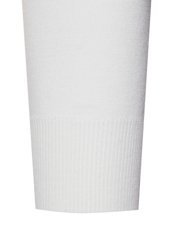 Джемпер, стойка, молния, дл/рукав (001, Белый, 60 - 4XL)