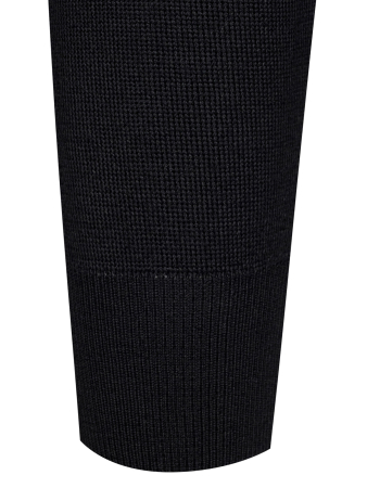 Джемпер, круглый ворот, дл/рукав (002, Черный, 60 - 4XL)