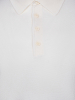 Поло на пугов., однотон., дл/рук. (001, Белый, 60 - 4XL)