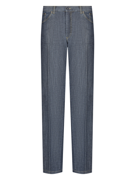 Джинсы, Garderobe, спортивные, без защипов (100, Серый, 48)